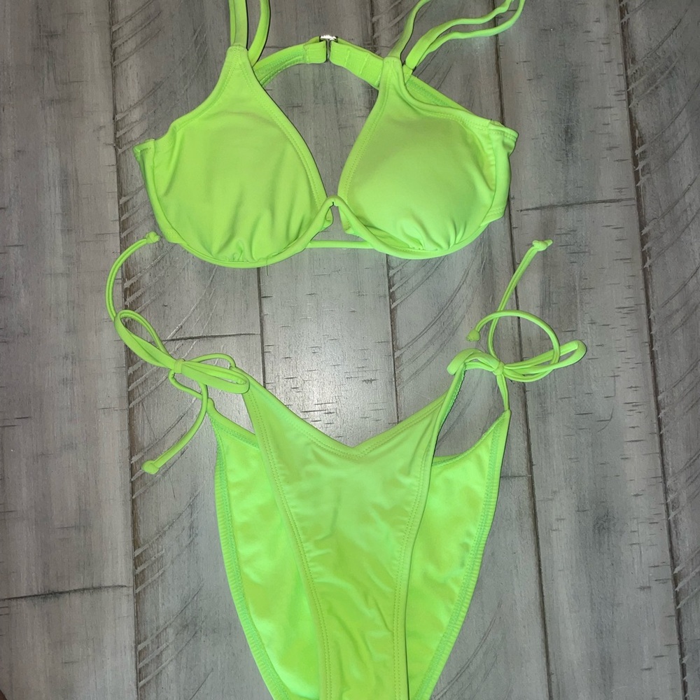 Neon Green Bikini Set